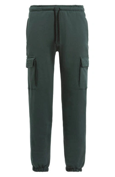 Cat Wwr Cotton Cargo Joggers In Green