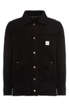 Cat Wwr Canvas Workwear Jacket In Black