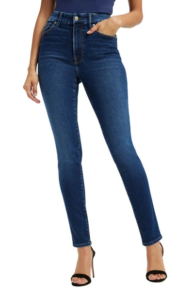 Good American Always Fit Good Legs Skinny Jeans In Indigo446