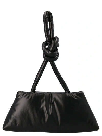 Kassl Editions 'slim Oil' Crossbody Bag In Black