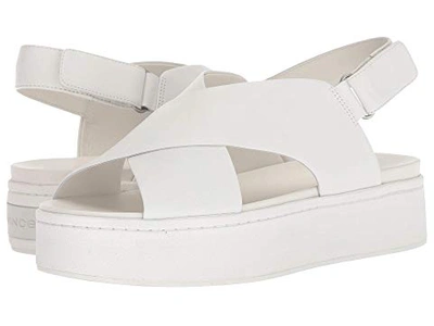 Vince Weslan Cross Strap Slingback Sandal In Horchata