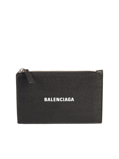 Balenciaga Black Zipped Cardholder