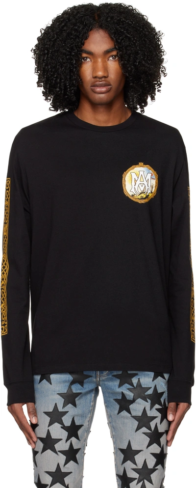 Amiri Alchemy Frame Cotton T-shirt In Black | ModeSens