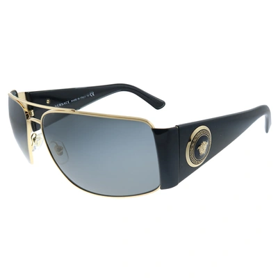 Versace Ve 2163 100287 Unisex Aviator Sunglasses In Blue