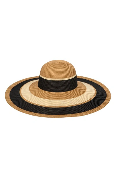 San Diego Hat Las Palmas Stripe Upf 50+ Floppy Sunhat In Las Palmas Floppy