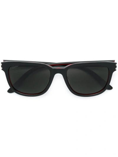 Cartier C Décor Sunglasses In Black