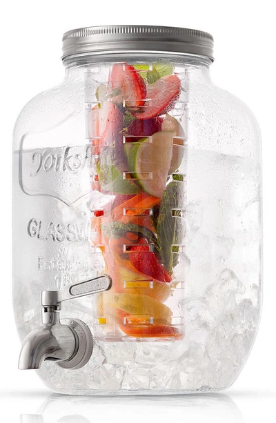 Joyjolt Glass Drink Dispenser In Clear