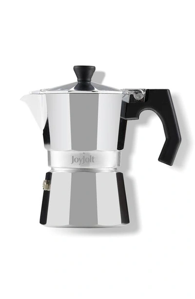 Joyjolt Italian Mokapot Espresso Machine In Silver