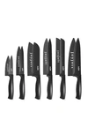 Joyjolt 12-piece Knife Set In Black