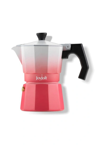 Joyjolt Italian Mokapot Espresso Machine In Pink