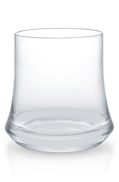 Joyjolt Cosmos Crystal Whiskey Glass In Clear