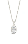 Sterling Forever Soraya Cubic Zirconia Pendant Necklace In Silver