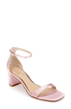 Jewel Badgley Mischka Reese Ankle Strap Sandal In Pale Pink