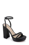 Jewel Badgley Mischka Rochel Platform Sandal In Black