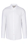 Swims Amalfi Linen Button-up Shirt In White