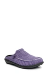 Revitalign Siesta Orthotic Canvas Slip-on Shoe In Plum