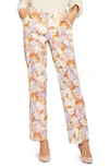 Nydj Marilyn Linen Blend Trousers In Multi