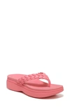 Vionic Kenji Platform Sandal In Shell Pink