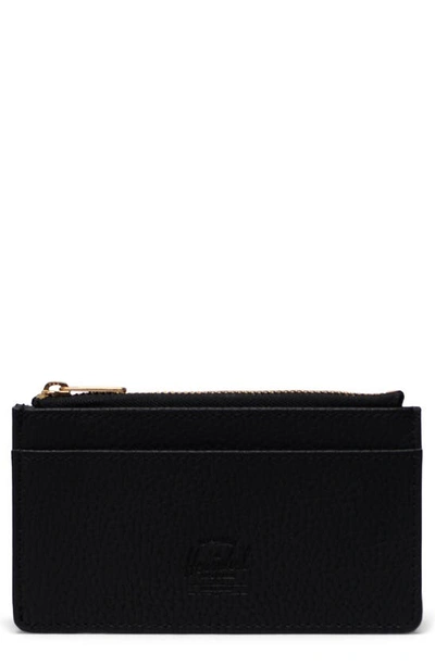 Herschel Supply Co Oscar Ii Vegan Leather Rfid Wallet In Black