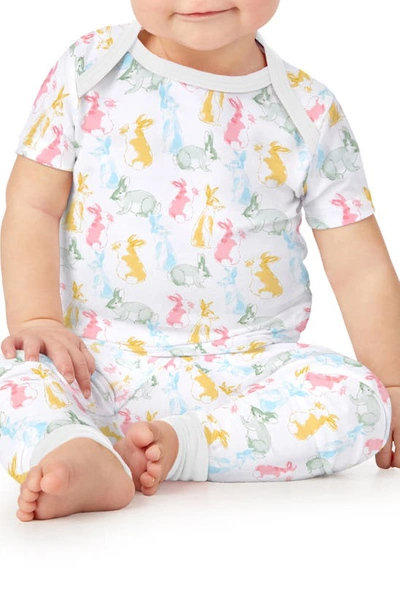 Bedhead Pajamas Babies' Boo Boo Fitted Two-piece Organic Cotton Jersey Pajamas In Cottontail