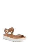 Geox Xand Sandal In Camel/ Light Gold