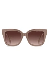Marc Jacobs 53mm Gradient Square Sunglasses In Beige Brown Gradient