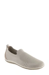 David Tate Gossip Slip-on Sneaker In Bone Fabric