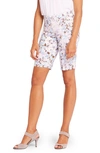 Nydj Briella Floral Print Bermuda Shorts In Becca Bouquet