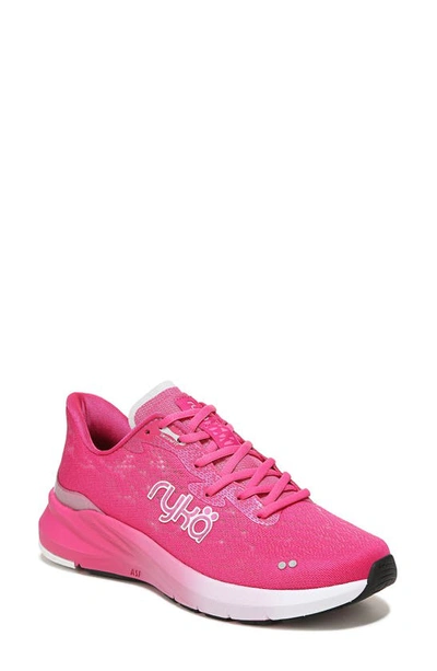 Ryka Euphoria Running Shoe In Pink Begonia