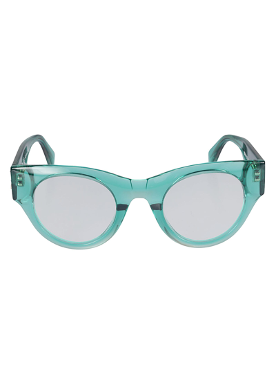 Off-white Optical Style 13 Glasses In Green