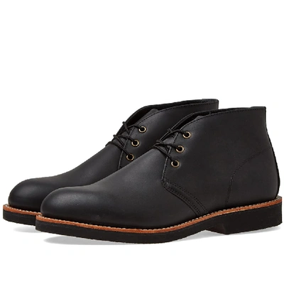 Red Wing 9216 Heritage Work Foreman Chukka In Black