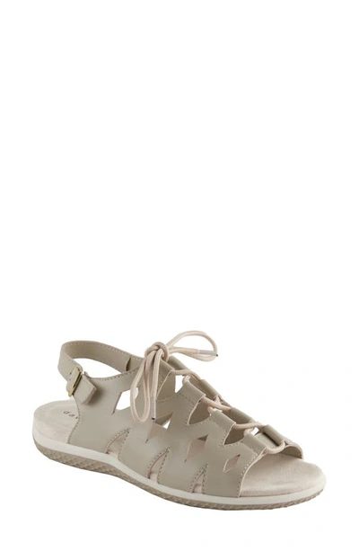 David Tate Darcy Slingback Sandal In Bone Nappa