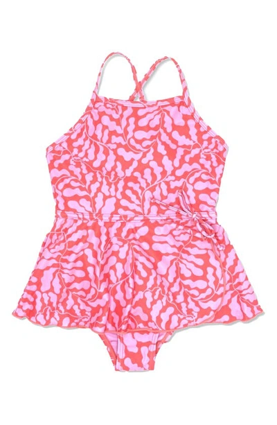 Feather 4 Arrow Babies' Kids' Bella One-piece Swimsuit In Sugar Coral