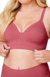 Bravado Designs Everyday Muse Wireless Maternity Bra In Lipstick