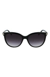 Longchamp Tea Cup 54mm Sunglasses In Black