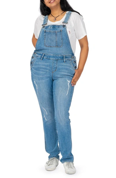 Slink Jeans The Denim Dungaree In Naomi