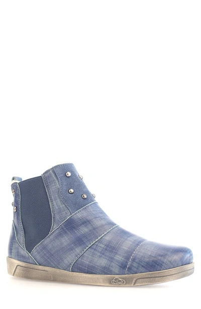 Cloud Afra Wool Lined Boot In Blue Domus