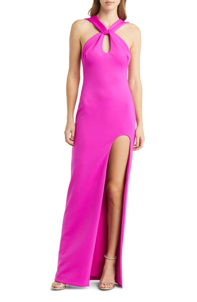 Black Halo Taya Gown In Pink