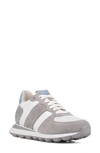 Geox Spherica Sneaker In Light Grey/ White