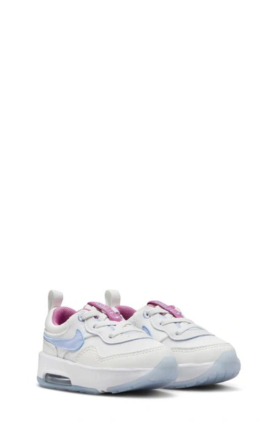 Nike Kids' Air Max Motif Sneaker In Summit White/cobalt Bliss/cosmic Fuchsia