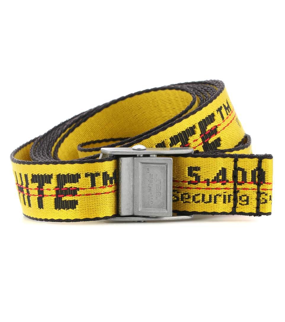 Off-White Mini Industrial Belt In Yellow | ModeSens