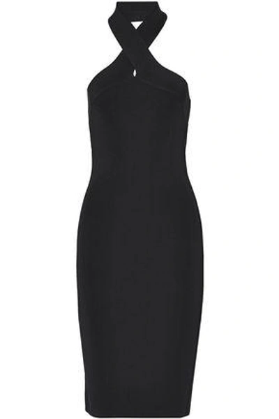 Alexander Wang T Woman Stretch-knit Halterneck Dress Black