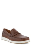 Ecco S Lite Penny Loafer In Brown