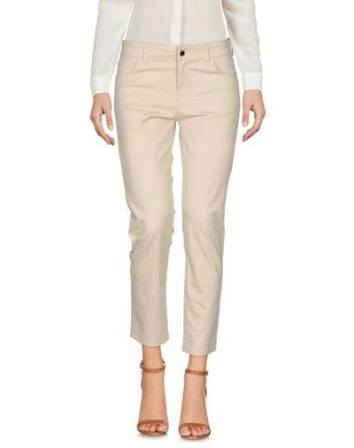 Armani Jeans Cropped Pants & Culottes In Beige