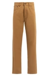 Cat Wwr Five-pocket Cotton Pants In Dark Brown
