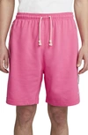 Nike Men's Standard Issue Dri-fit 8" Basketball Shorts In Pink