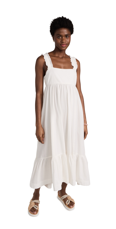 Free People Isabella Maxi Dress In Optic White