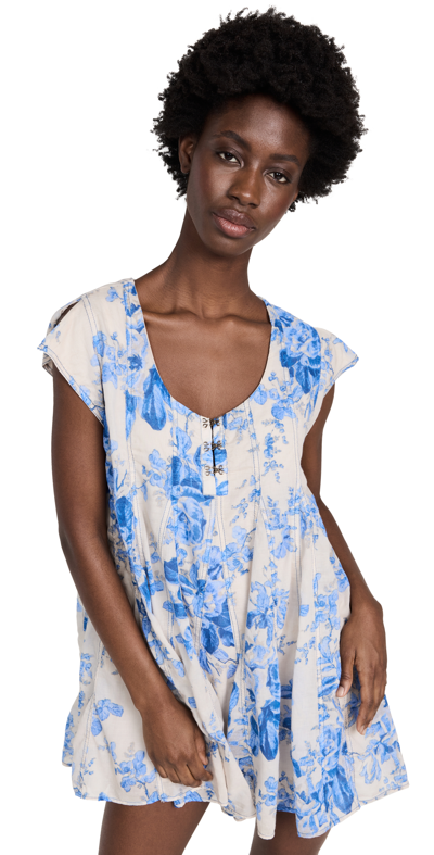 Free people ivory combo dress cheap