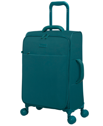 It Luggage Lustrous 20" Softside Carry-on 8-wheel Spinner In Harbour Blue