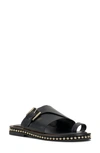 Vince Camuto Women's Cooliann Hooded Thong Flat Sandals In Black